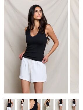 Perfectwhitetee Jordan tank- black